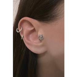 Çelik Halka İçinde Kalp Piercing