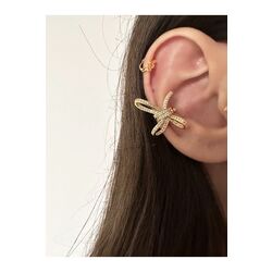 Taşlı Fiyonk Earcuff