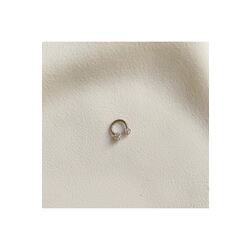 Kadın Silver Yarım Halka Taşlı Tragus Kıkırdak Piercing
