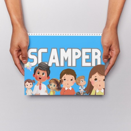 SCAMPER Yaratıcı Düşünme Çalışma Sayfaları - 50 Sayfa - 108 Soru