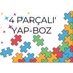 4 parçalı yap-boz
