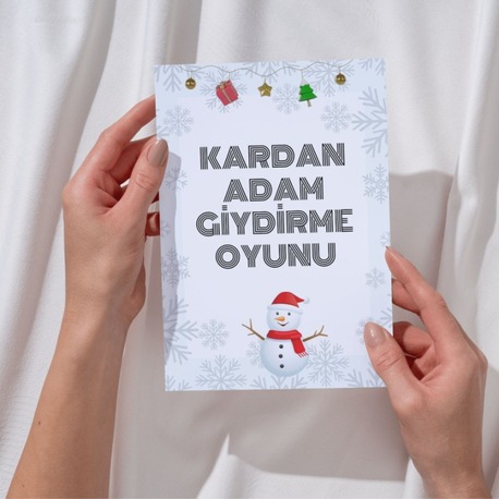 Kardan Adam Giydirme Oyunu