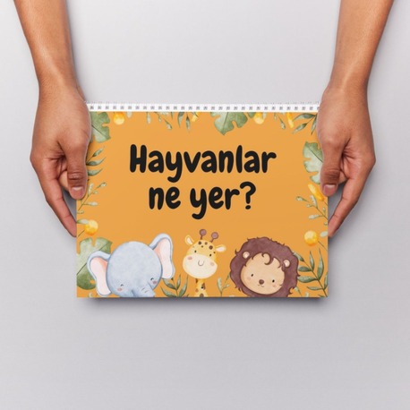 Hayvanlar ne yer? - Eğitici Kartlar