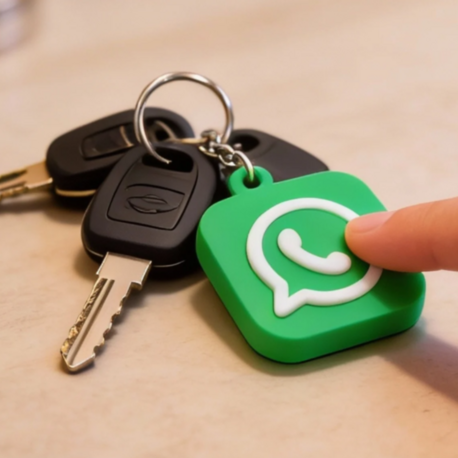 Temassız NFC WhatsApp Anahtarlık - Dijital Kartvizit ve Hızlı İletişim