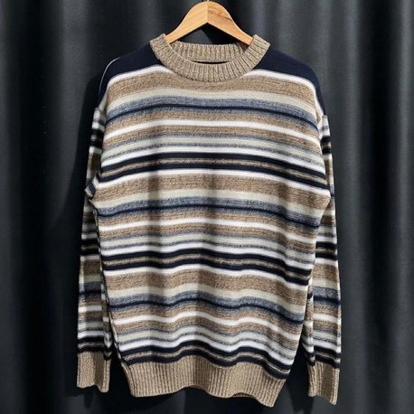 Çok Şeritli Vintage Triko