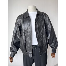 Vintage Bomber Deri Ceket 