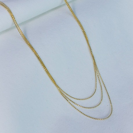 Luminous Gold Layers Kolye