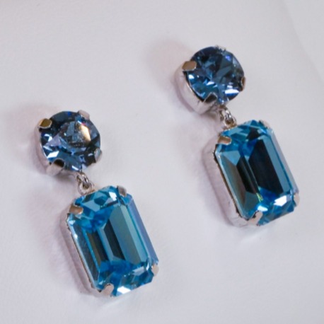 Blue Square Harmony küpe