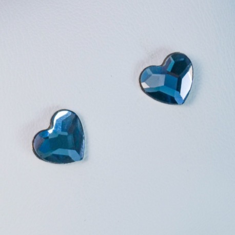 Sapphire Heart Forms Küpe