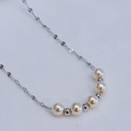 Silver Aura Smile Kolye