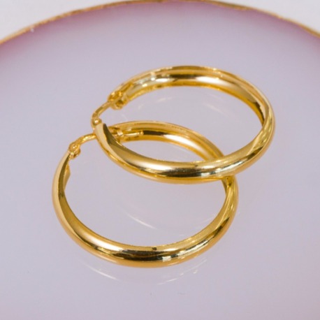 Timeless Gold Loops Küpe