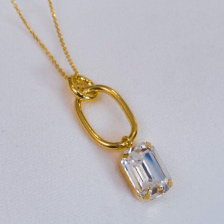Square Gold Harmony Kolye