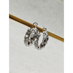 Silver Burgu Küpe 2.5cm