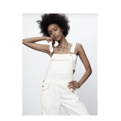 Zara marka ekru tulum