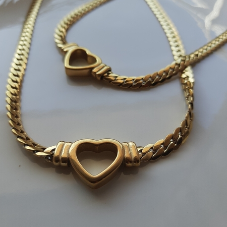 Gold Kalp Kolye