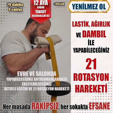 ROTASYON KASLARINIZIN DEMİR GİBİ OLMASI İÇİN 21 HAREKET 