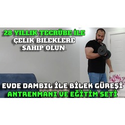 EVDE DAMBIL İLE BİLEK GÜREŞİ ANTRENMANI ve DETAYLI BİLEK GÜREŞİ EĞİTİM SETİ