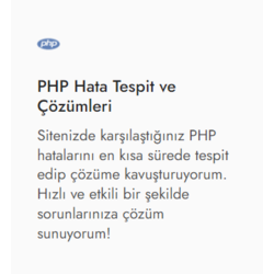 PHP Hata Düzeltmesi