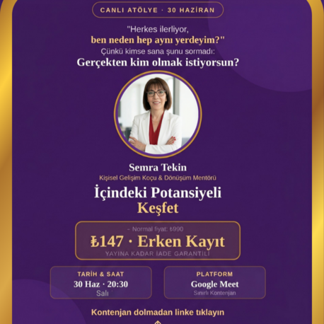 "Kendi Potansiyelini Keşfet" Atölye Çalışması