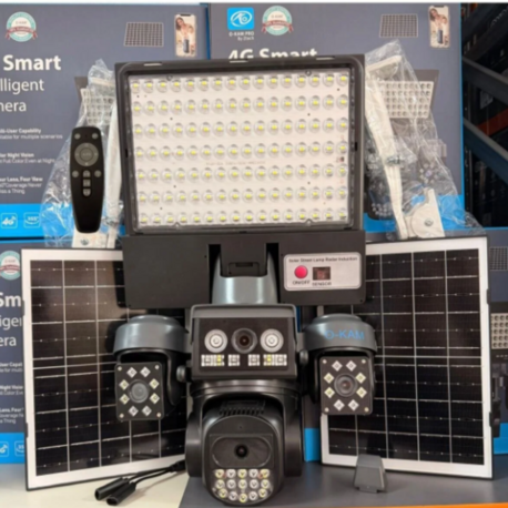 OKAM PRO PREMİUM 4G-334 4 KAMERALI PROJEKTÖRLÜ 4G SOLAR GÜVENLİK KAMERASI