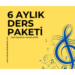 6 AYLIK DERS PAKETİ (48 DERS)