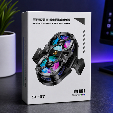 SL-07 RGB Mobil Oyun Soğutucu (Dual Fan) 