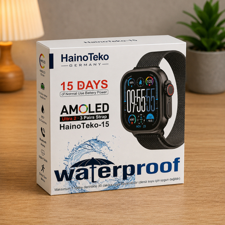 HainoTeko 15 Akıllı Saat (AMOLED Ekran) 