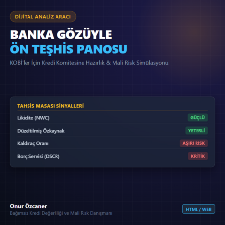 Banka Gözüyle Bilanço Ön Teşhis Panosu