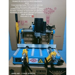 YILMAZ FR222 KOPYA FREZE MAKİNASI PORTATİF 