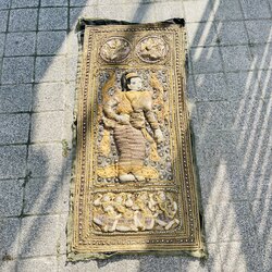 Antique Burmese Kalaga Tapestry