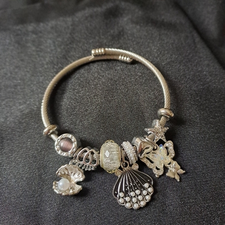 Pandora Görünümlü Çelik Bileklik 