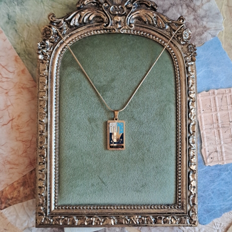 316L Çelik Tarot Model Kolye 