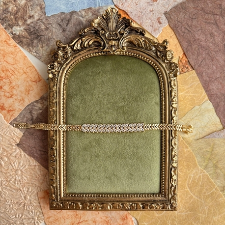 14K Gold Kaplama Başak Model Bileklik 