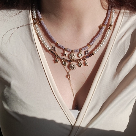 Romantic Vintage Kolye Seti