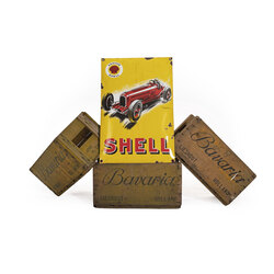 Vintage Shell Büyük Boy Emaye Tabela. 60x40cm Ölçüsünde. Made in U.K.