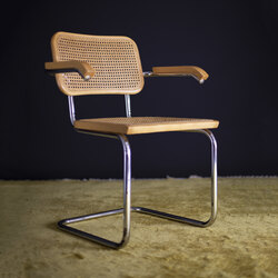 Marcel Breuer Tasarımı Cesca Hazeranlı Sandalye. Made in Italy