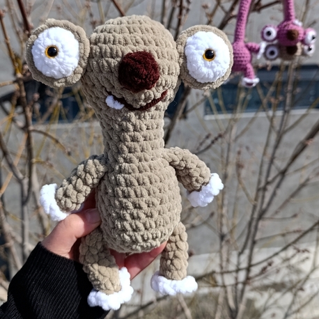 El Örgüsü Amigurumi Karakter Oyuncak – Sevimli sid