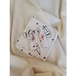 sütlü muslin örtü 