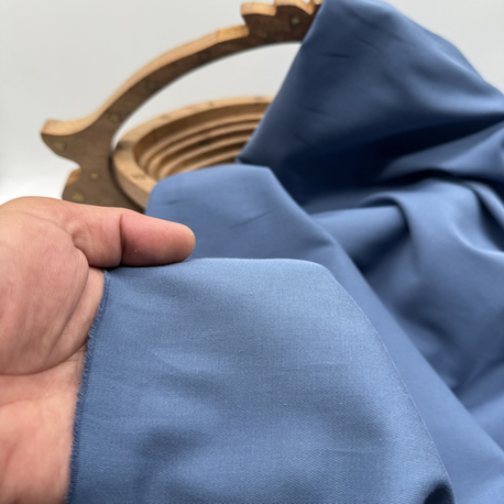 İndigo Mavi Gabardin Tencel