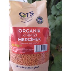 organik, yerli tohum  kırmızı mercimek 750 gr