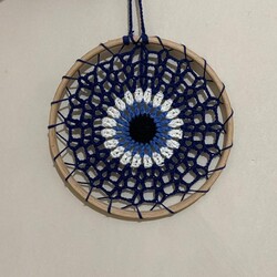 tığ işi nazar boncuğu | evil eye crochet