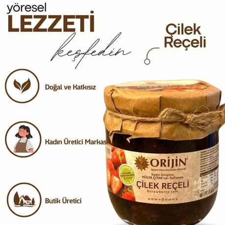 ÇİLEK REÇELİ 450 GR