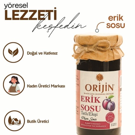 ERİK SOSU (TATLI-EKŞİ) 320 GR