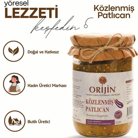 KÖZLENMİŞ PATLICAN 535 GR