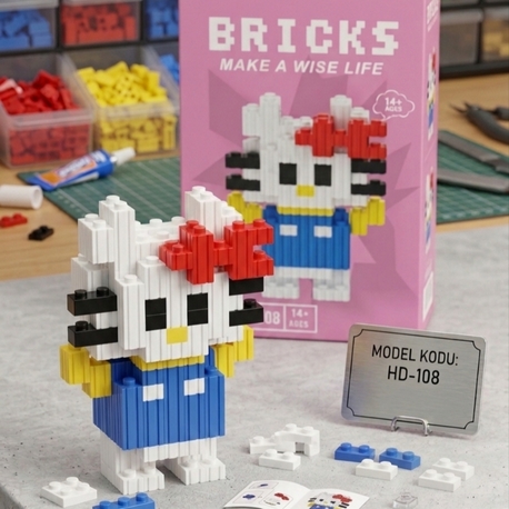 Hello Kitty Pembe Bricks