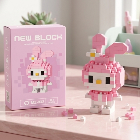 BRİCKS Pembe Tavşan
