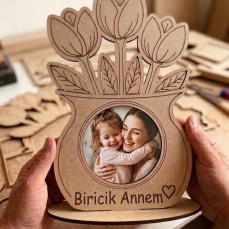 Vazo çerceve boyanabilir çerçeve