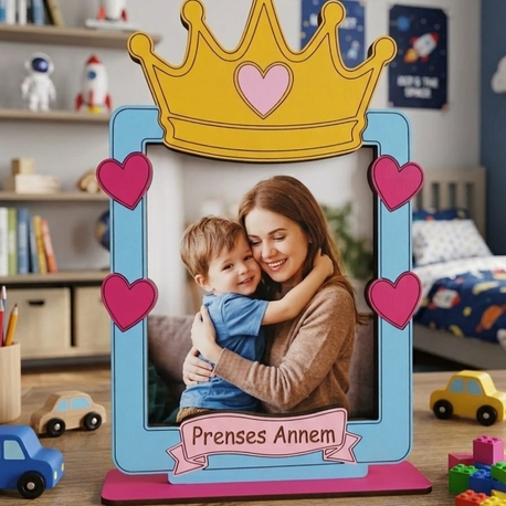 Prenses annem boyanabilir çerçeve