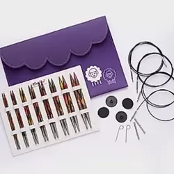KnitPro Symfonie Değiştirilebilir Misinalı 13cm Şiş Seti  20661