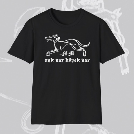  ''Aşk Var Köpek Var'' T-Shirt [Siyah]